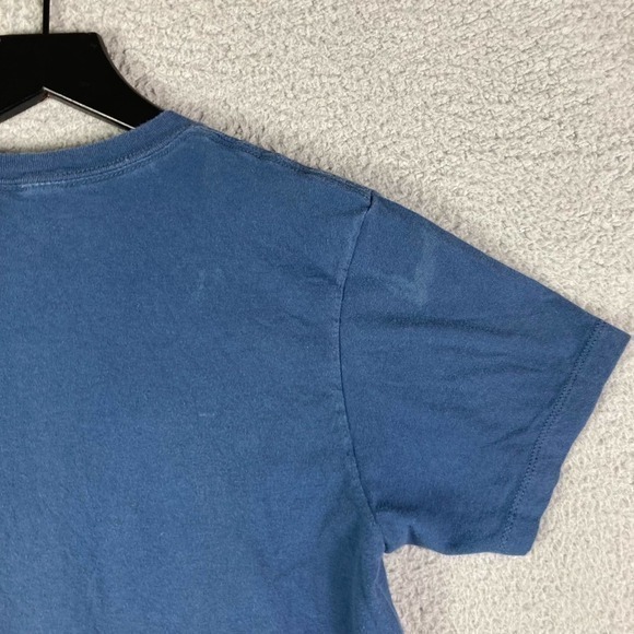 NASA Space Station Shirt International Size Small Adult Unisex Blue Graphic Tee - Picture 9 of 9